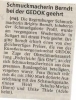 Preisverleihung Brigitte Berndt Federleicht für das Ohr GEDOK Mittelbayerische Zeitung April 1996