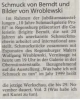 Ausstellung Was habe ich mit Schmuck zu tun Volume 2 Mittelbayerische Zeitung Oktober 2002